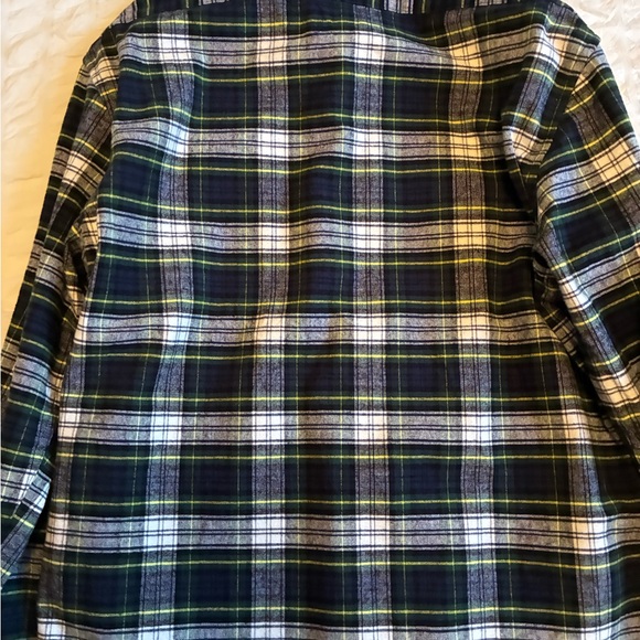 Taylor Stitch Plaid Shirt - Navy and Yellow - Picture 3 of 4